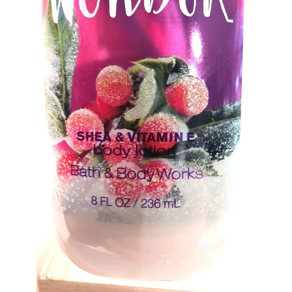 New Bath & Body Works Winterberry Wonder Shea & Vit E Body Lotion
